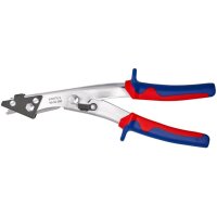 Knipex Blechknabber Gesamtlänge 280 mm Schnittbreite 2,7 mm vernickelt Mehrkomponenten-Hüllen