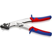 Knipex Blechknabber Gesamtlänge 280 mm Schnittbreite 2,7 mm vernickelt Mehrkomponenten-Hüllen