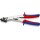 Knipex Blechknabber Gesamtlänge 280 mm Schnittbreite 2,7 mm vernickelt Mehrkomponenten-Hüllen