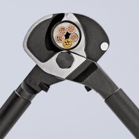 Knipex Kabelschere Länge 500 mm Kopf brüniert...