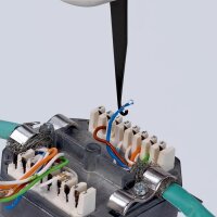 Knipex Anlegewerkzeug Länge 175 mm für LSA Plus und baugleich Ø 0,4 - 0,8 mm