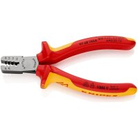 Knipex Aderendhülsenzange Gesamtlänge 145 mm 0,25 - 2,5 (AWG 23 - 13) mm² poliert Mehrkomponenten-Hüllen