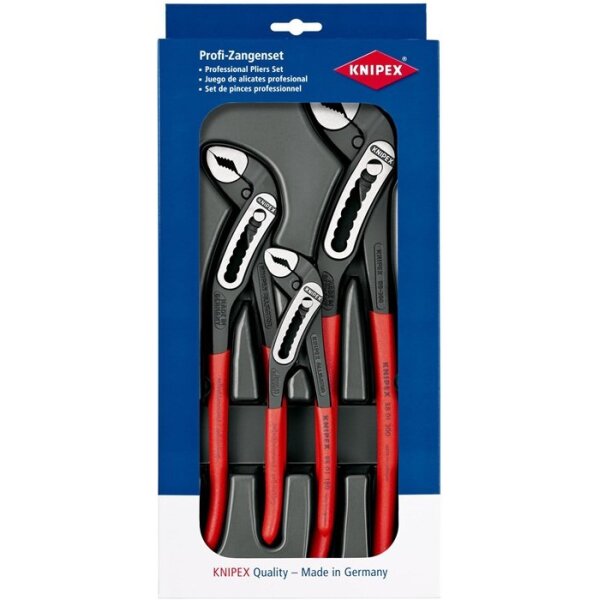 Knipex Zangensatz Alligator® -Paket Inhalt 3-teilig poliert Kunststoff-Tiefziehteil