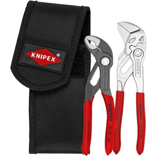 Knipex Zangensatz Minis Inhalt 2-teilig Gürteltasche