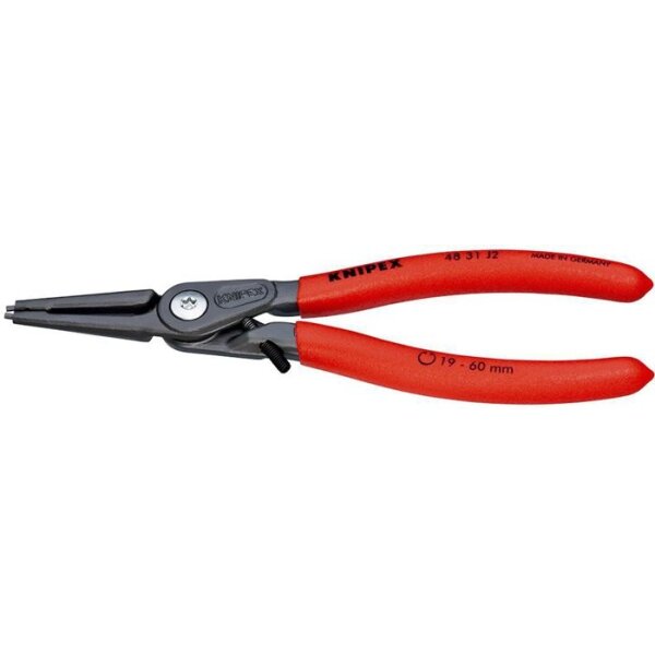 Knipex Präzisionssicherungsringzange J 2 für Bohrungen Ø 19 - 60 mm mit Spreizbegrenzung Länge 180 mm