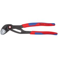 Knipex Wasserpumpenzange Cobra® Länge 250 mm Spannweite 46 mm poliert Mehrkomponenten-Hüllen QuickSet