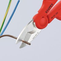 Knipex Elektriker-/Handwerkerschere Länge 155 mm 2-K.-Hüllen