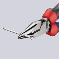 Knipex Spitzkombizange Länge 145 mm poliert Comfort-Griff schwarz atramentiert