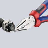 Knipex Spitzkombizange Länge 145 mm poliert Comfort-Griff schwarz atramentiert