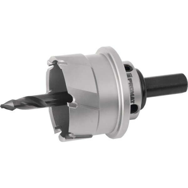 Promat Lochsäge Sägen-Ø 96 mm Schnitttiefe 20 mm HM-bestückt mit Bohrer und Feder
