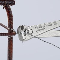 Knipex Kraftmonierzange Länge 300 mm glanz verzinkt