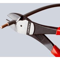 Kraftseitenschneider L.160mm pol.Form 0 Ku.-Überzug KNIPEX