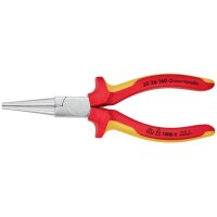 Knipex Langbeckzange Gesamtlänge 160 mm Form 3 Kopf verchromt lang, rund VDE Mehrkomponenten-Hüllen