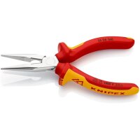 Knipex Flachrundzange DIN ISO 5745 Länge 160 mm flach/rund gerade Mehrkomponenten-Hüllen VDE