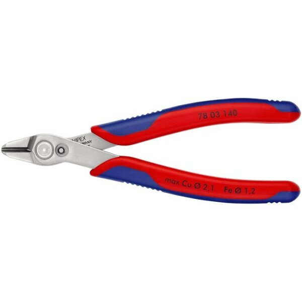 Knipex Elektronik-Seitenschneider Super-Knips® INOX Länge 140 mm Facette nein poliert