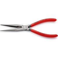 Knipex Flachrundzange Länge 200 mm poliert gerade Kunststoffüberzug