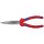 Knipex Flachrundzange Länge 200 mm poliert 40° gewinkelt Comfort-Griff