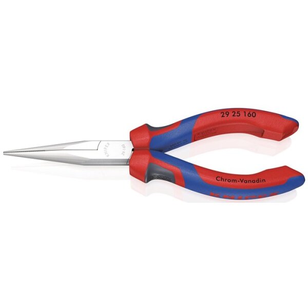 Knipex Telefonzange Gesamtlänge 160 mm verchromt Comfort-Griff