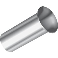 Knipex Aderendhülsenzange Gesamtlänge 180 mm 0,5 - 6,0 (AWG 20 - 10) mm² poliert Kunststoffüberzug für Aderendhülsen