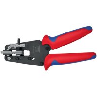 Knipex Präzisionsabisolierzange Länge 195 mm 0,14-6 (AWG 26-10) mm² Mehrkomponenten-Hüllen