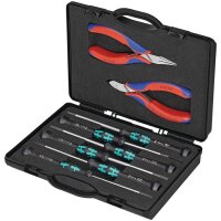Knipex Elektronikwerkzeugsatz 8-teilig im Kunststoffkoffer
