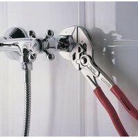 Knipex Zangenschlüssel Länge 180 mm Spannweite 40 mm verchromt Mehrkomponenten-Hüllen
