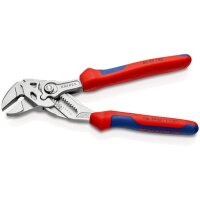 Knipex Zangenschlüssel Länge 180 mm Spannweite 40 mm verchromt Mehrkomponenten-Hüllen
