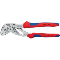 Knipex Zangenschlüssel Länge 180 mm Spannweite 40 mm verchromt Mehrkomponenten-Hüllen
