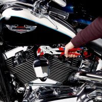 Knipex Zangenschlüssel Länge 250 mm Spannweite 52 mm verchromt Mehrkomponenten-Hüllen