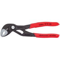 Knipex Wasserpumpenzange Cobra® Länge 150 mm Spannweite 30 mm poliert Kunststoffüberzug