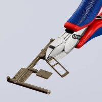 Knipex Elektronik-Seitenschneider Länge 115 mm Form 2 Facette nein Mehrkomponenten-Hüllen spiegelpoliert