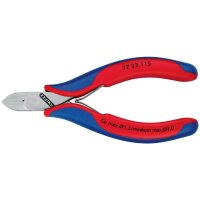 Knipex Elektronik-Seitenschneider Länge 115 mm Form 2 Facette nein Mehrkomponenten-Hüllen spiegelpoliert