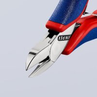 Knipex Elektronik-Seitenschneider Länge 115 mm Form 2 Facette nein Mehrkomponenten-Hüllen spiegelpoliert