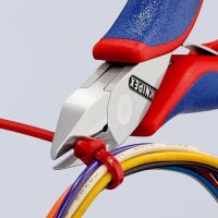Knipex Elektronik-Seitenschneider Länge 115 mm Form 4 Facette nein Mehrkomponenten-Hüllen spiegelpoliert