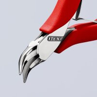 Knipex Elektronik-Greifzange Gesamtlänge 115 mm rundspitze Backen Form 3 Mehrkomponenten-Hüllen