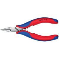 Knipex Elektronik-Greifzange Gesamtlänge 115 mm rundspitze Backen Form 3 Mehrkomponenten-Hüllen