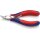 Knipex Elektronik-Greifzange Gesamtlänge 115 mm flachrunde Backen Form 4 Mehrkomponenten-Hüllen