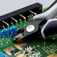 Knipex Präzisions-Elektronik-Seitenschneider Länge 120 mm Form 0 Facette ja, sehr klein poliert