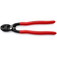 Knipex Kompaktbolzenschneider CoBolt® Länge 250 mm Kunststoffüberzug gerade 3,8 mm ohne Aussparung weich mittel 5,6 mm hart 4 mm