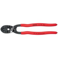 Knipex Kompaktbolzenschneider CoBolt® Länge 250 mm Kunststoffüberzug gerade 4,2 mm mit Aussparung weich mittel 6 mm hart 4,3 mm