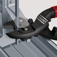 Knipex Kompaktbolzenschneider CoBolt® Länge 250 mm Kunststoffüberzug gerade 4,2 mm mit Aussparung weich mittel 6 mm hart 4,3 mm