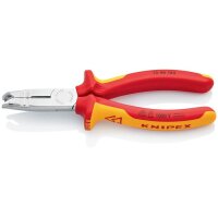 Knipex Abmantelungszange Länge 165 mm verchromt Mehrkomponenten-Hüllen