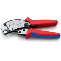 Knipex Crimpzange Twistor16 Gesamtlänge 200 mm 0,14 - 16 mm² brüniert Mehrkomponenten-Hüllen