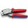 Knipex Crimpzange Twistor16 Gesamtlänge 200 mm 0,14 - 16 mm² brüniert Mehrkomponenten-Hüllen