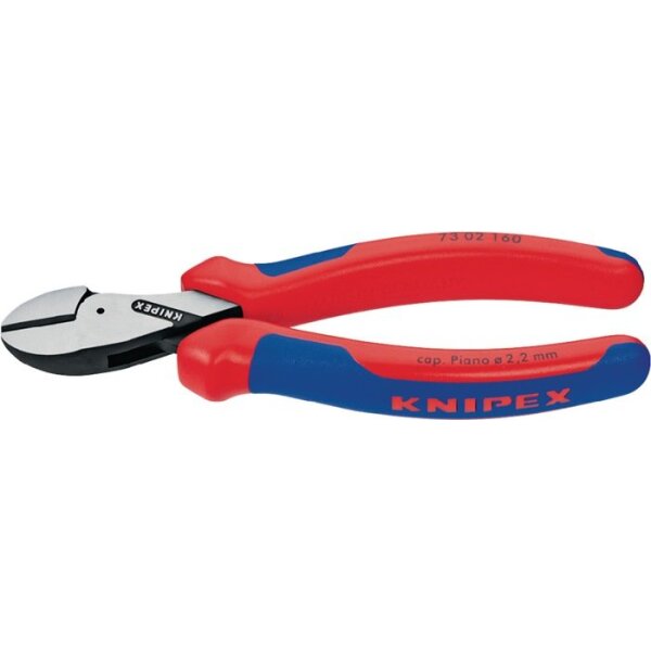 Knipex Kompaktseitenschneider X-Cut® Länge 160 mm Kopf poliert Mehrkomponenten-Hüllen