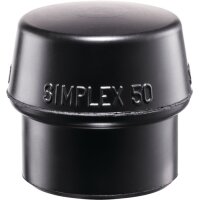 Halder Schonhammerkopf SIMPLEX Kopf-Ø 60 mm Gummi...