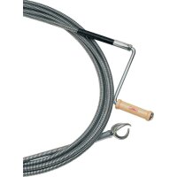 Cabere Rohrreinigungswelle Länge 5 m Wellen-Ø 12 mm Krallen-Ø 40 mm doppellagig mit Stahlkupplung
