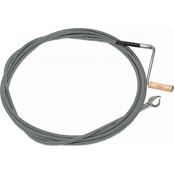 Cabere Rohrreinigungswelle Länge 10 m Wellen-Ø 12 mm Krallen-Ø 40 mm doppellagig mit Stahlkupplung