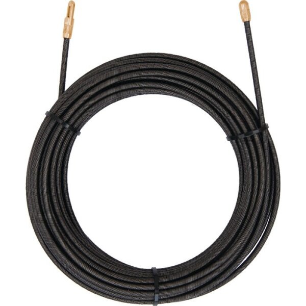 Cabere Einziehspirale Quadroflex Gesamtlänge 20 m Ø 4 mm mit Öse und Suchkopf Stahldraht