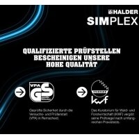 Halder Spalthammer SIMPLEX 4100 g Stiellänge 850 mm Hickory